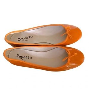Repetto Cendrillon Marigold Patent Ballet Flats 8.5